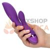 Vibrador con estimulador de clitoris Aura Dual Lover con carga USB